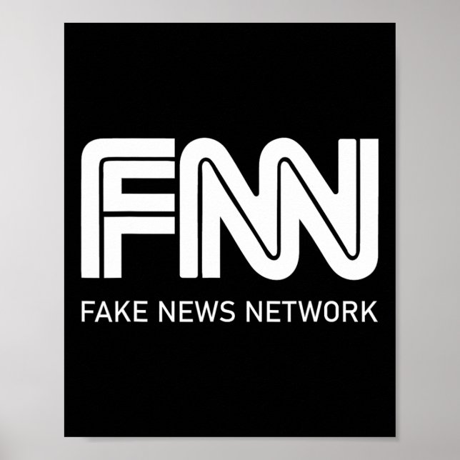 Poster Rede de Notícias Falsas Fnn Trump (Frente)