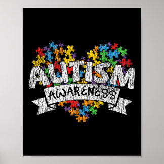 Poster Rede Nacional de Autismo Mês de Crianças Autistas