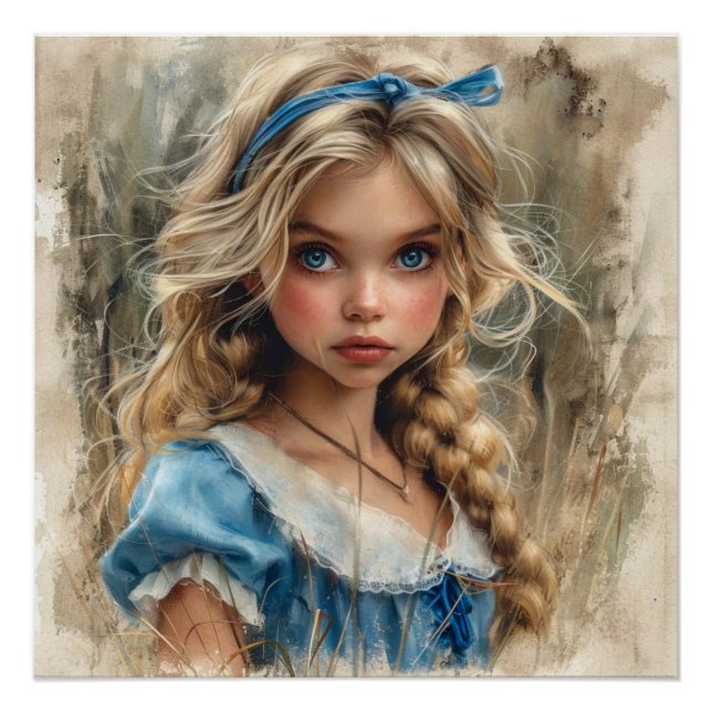 Pôster Redemoinho do País das Maravilhas da Alice: Fantas (Frente)