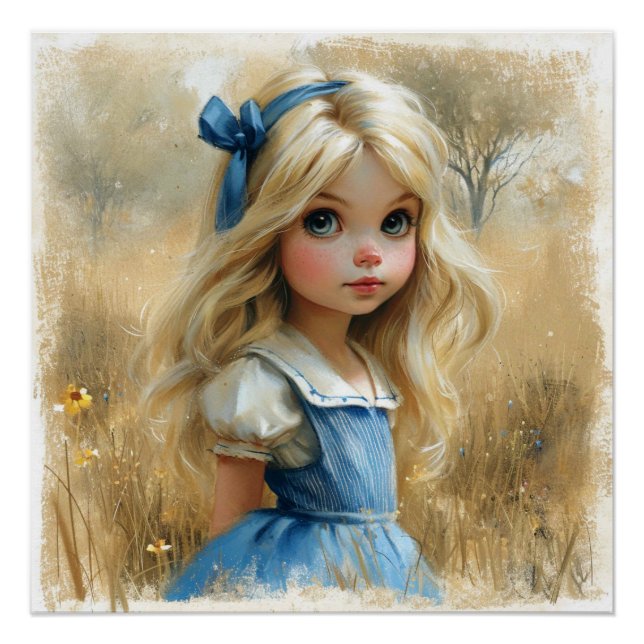 Pôster Redemoinho do País das Maravilhas da Alice: Fantas (Frente)