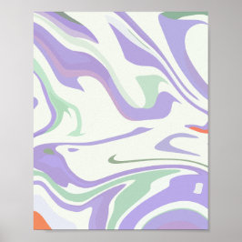 Poster Redemoinhos de Pastel Suave
