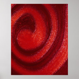 Pôster Redemoinhos do verniz para as unhas