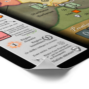 Pôster Redesign grande do jogo-conselho de Siècle (vers