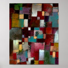 Pôster Redgreen and Violet-Yellow Rhythm : Paul Klee 1920