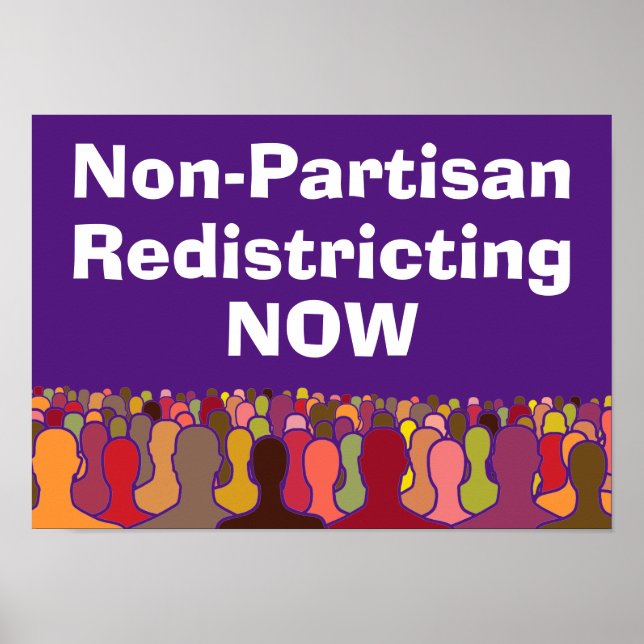 Poster Redistribuição Não Partidária Agora (Frente)