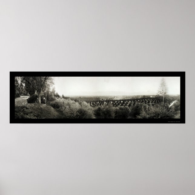 Poster Redlands California Foto 1907 (Frente)