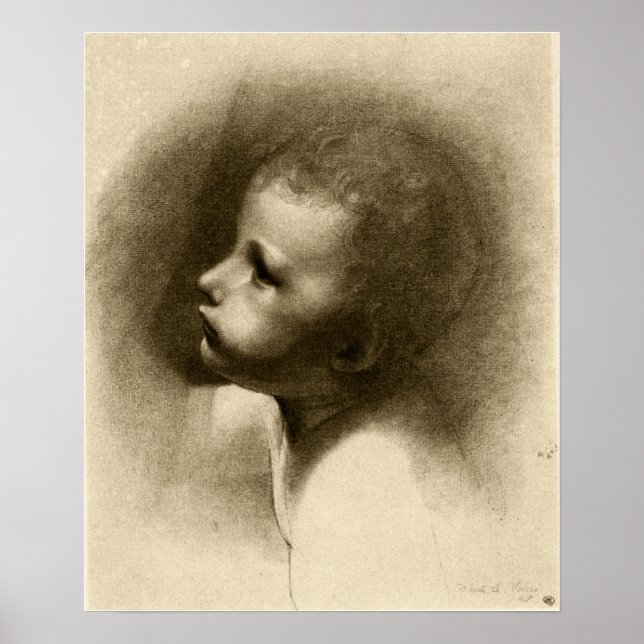 Poster Redon - Cabeça de São João Batista (Frente)