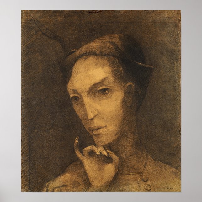Poster Redon - Mefistófeles (Frente)