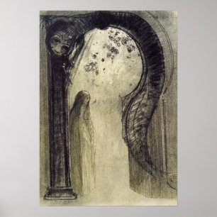 Poster Redon - Mulher E Serpente 1890