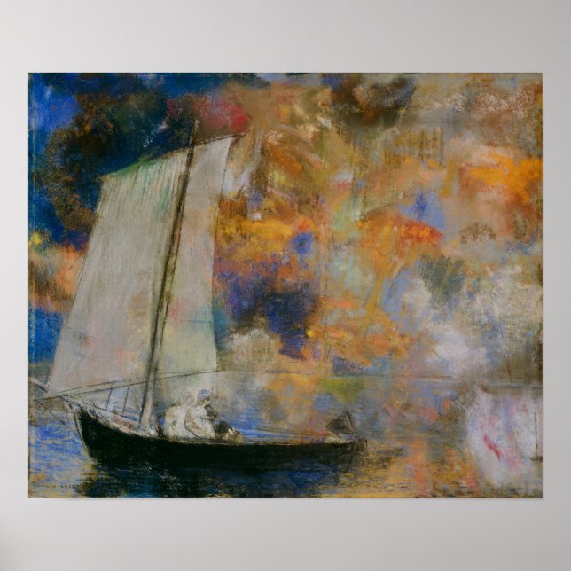 Poster Redon - Nuvens de Flores (Frente)