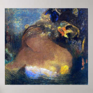 Poster Redon - Ofelia 1898