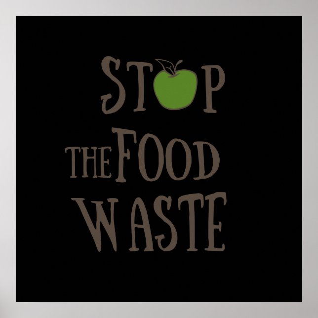 Poster reduce food waste (Frente)