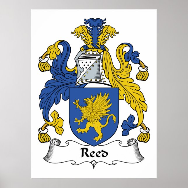 Poster Reed Family Crest (Frente)