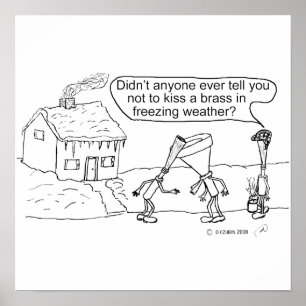 Poster Reed Kissing Brass