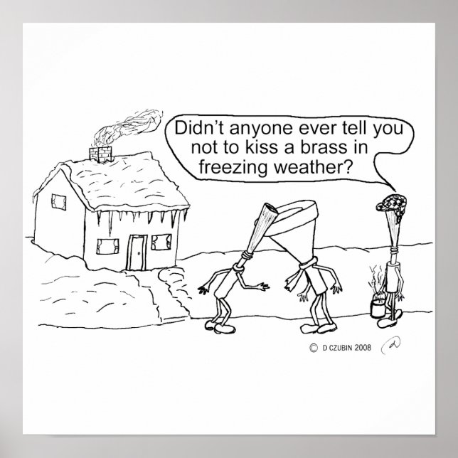 Poster Reed Kissing Brass (Frente)