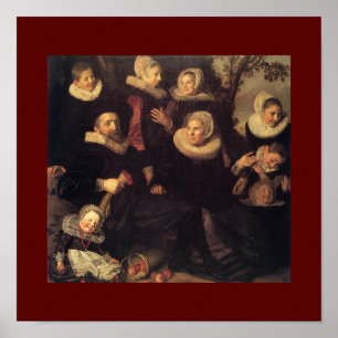 Poster Reencontro familiar renascentista outono quadro