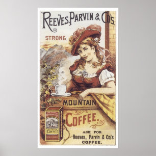 Poster Reeves Parvin Forte Café
