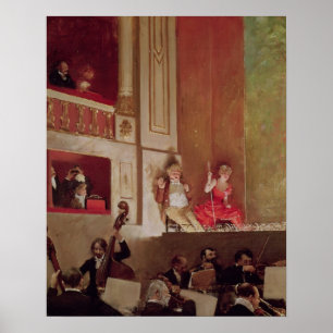 Pôster Reexame no DES Varietes do teatro, c.1885