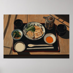 Poster Refeição Japonesa