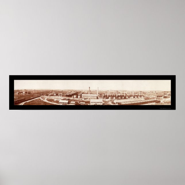 Pôster Refinaria Do Rio Da Madeira Foto 1908 (Frente)