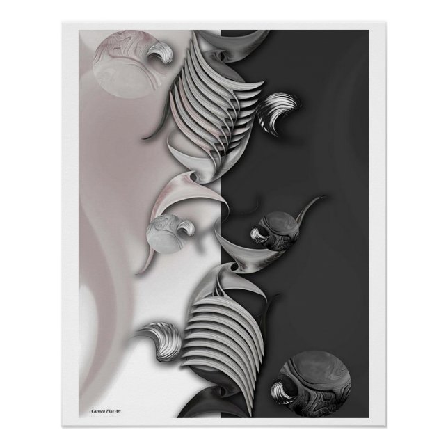 Pôster "Refletindo a criação", Poster brilhante (Frente)