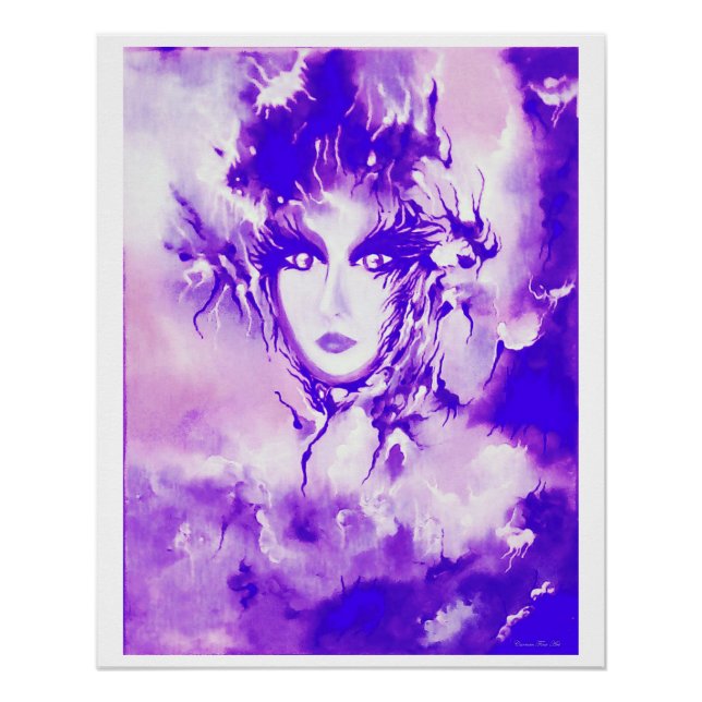 Pôster "Refletindo Afrodite", Poster brilhante (Frente)