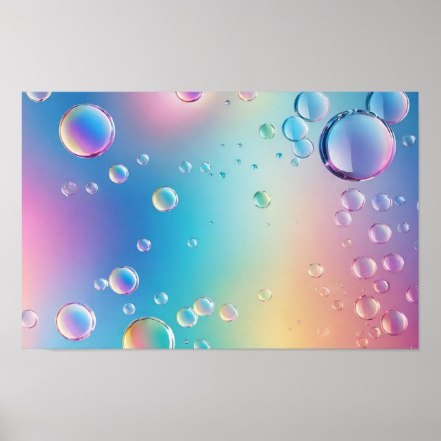 Poster Refletindo um Espectro de Cores (Frente)