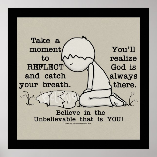 Pôster Refletir (Frente)