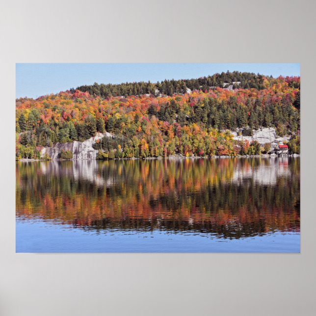 Poster Refletos do Crystal Lake, Vermont (Frente)