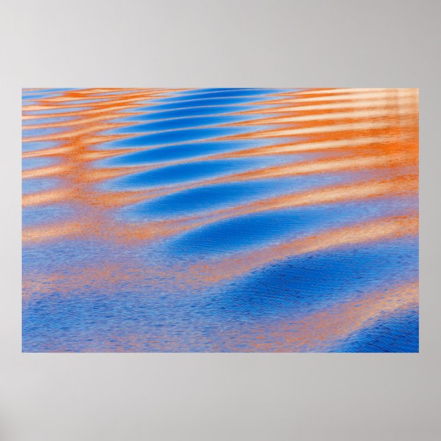 Poster Reflexão Cliff no lago Powell | Glen Canyon, UT (Frente)