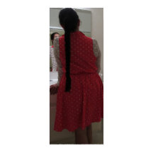 Reflexão De Cabelo Longo No Espelho