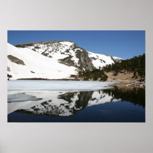 Pôster Reflexão de Montanha