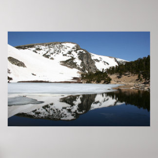 Pôster Reflexão de Montanha