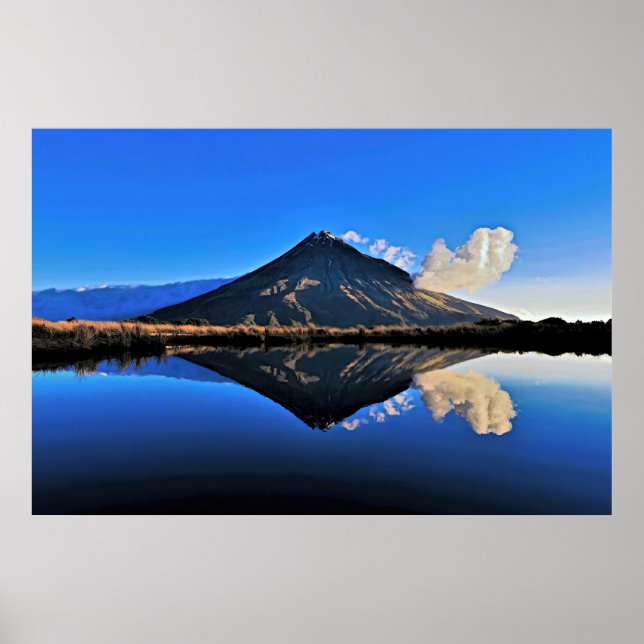Poster Reflexão de Taranaki (Frente)