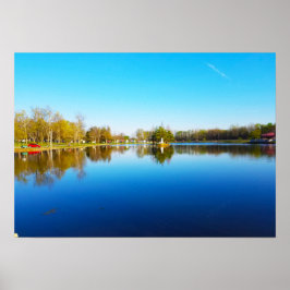 Pôster Reflexão do lago Leste