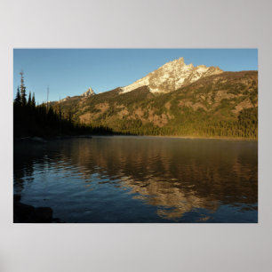 Poster Reflexão no parque nacional grande de Teton do