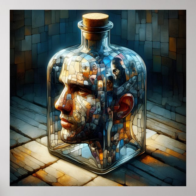 Poster Reflexão no Vidro (Frente)