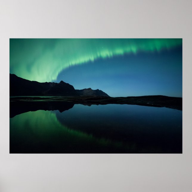 Poster Reflexo das Luzes do Norte (Frente)