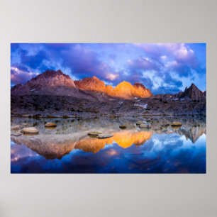 Pôster Reflexo de montanha, Califórnia