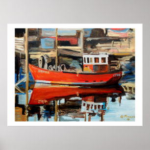 Poster Reflexo do Barco