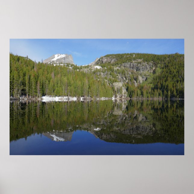 Poster Reflexo do Bear Lake I (Frente)