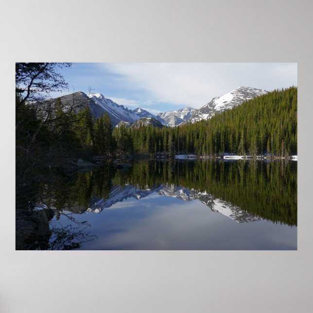 Poster Reflexo do Bear Lake II (Frente)