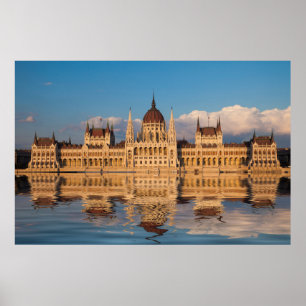 Pôster Reflexo do Edifício do Parlamento