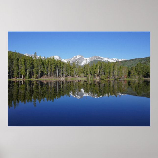 Poster Reflexo do Sprague Lake (Frente)