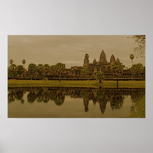Pôster Reflexões Angkor Wat (Frente)