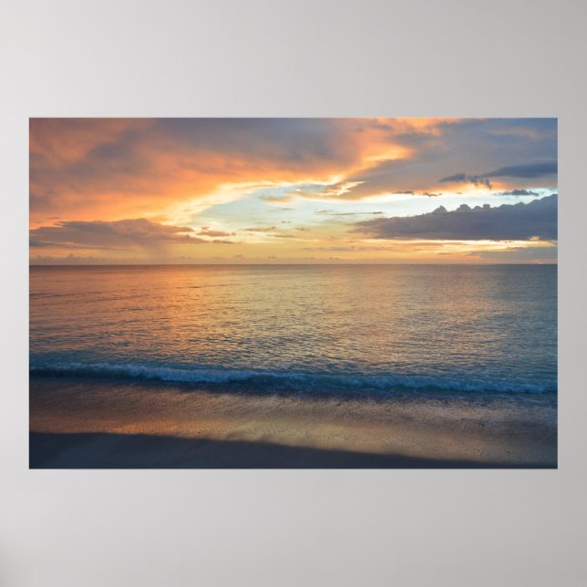 Poster Reflexões Ao Sol Sobre A Água (Frente)