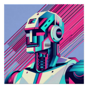Pôster Reflexões Cyberpunk