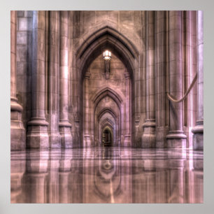 Pôster Reflexões da Catedral Nacional de Washington