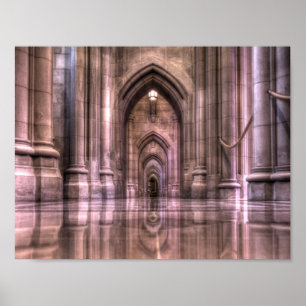 Pôster Reflexões da Catedral Nacional de Washington