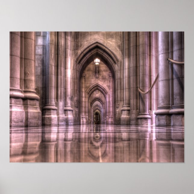 Pôster Reflexões da Catedral Nacional de Washington (Frente)